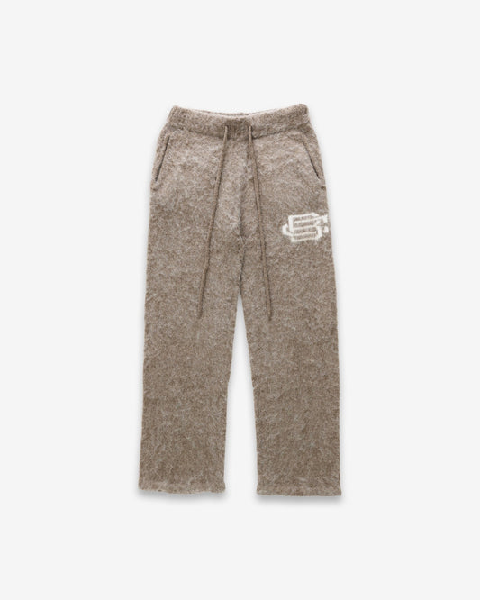Mohair Knit BC Jogger - Taupe