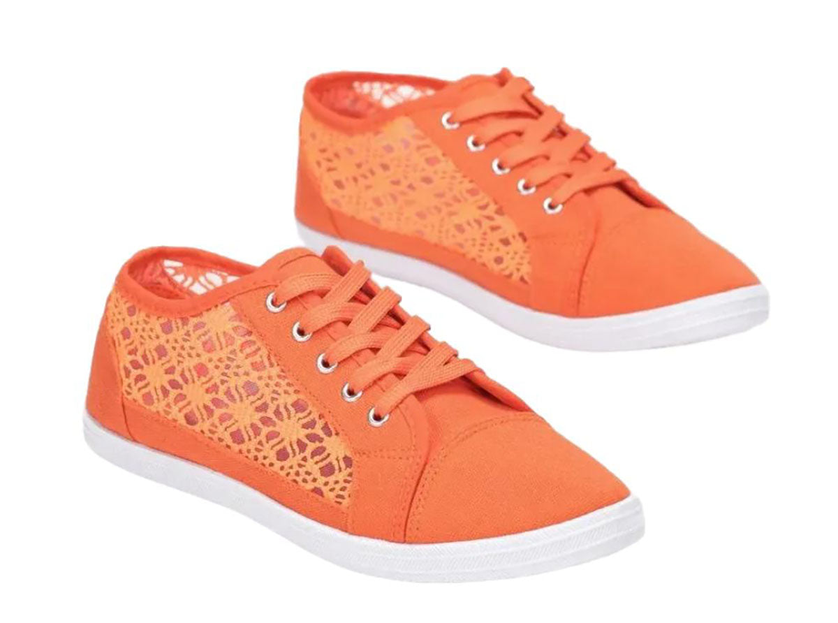 Ladies Lace Design Sneakers – Perfect Blend of Style and Comfort