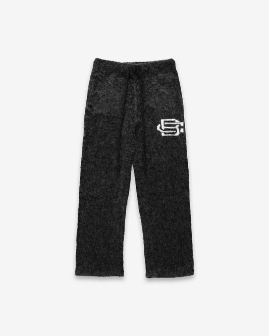 Mohair Knit BC Jogger - Black
