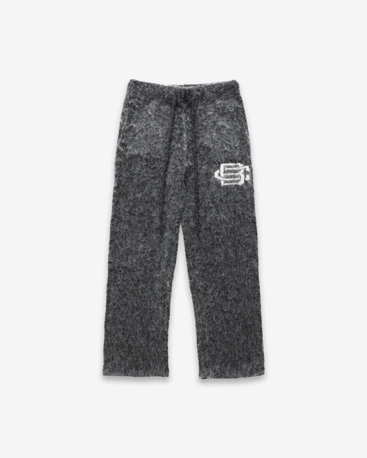 Mohair Knit BC Jogger - Charcoal