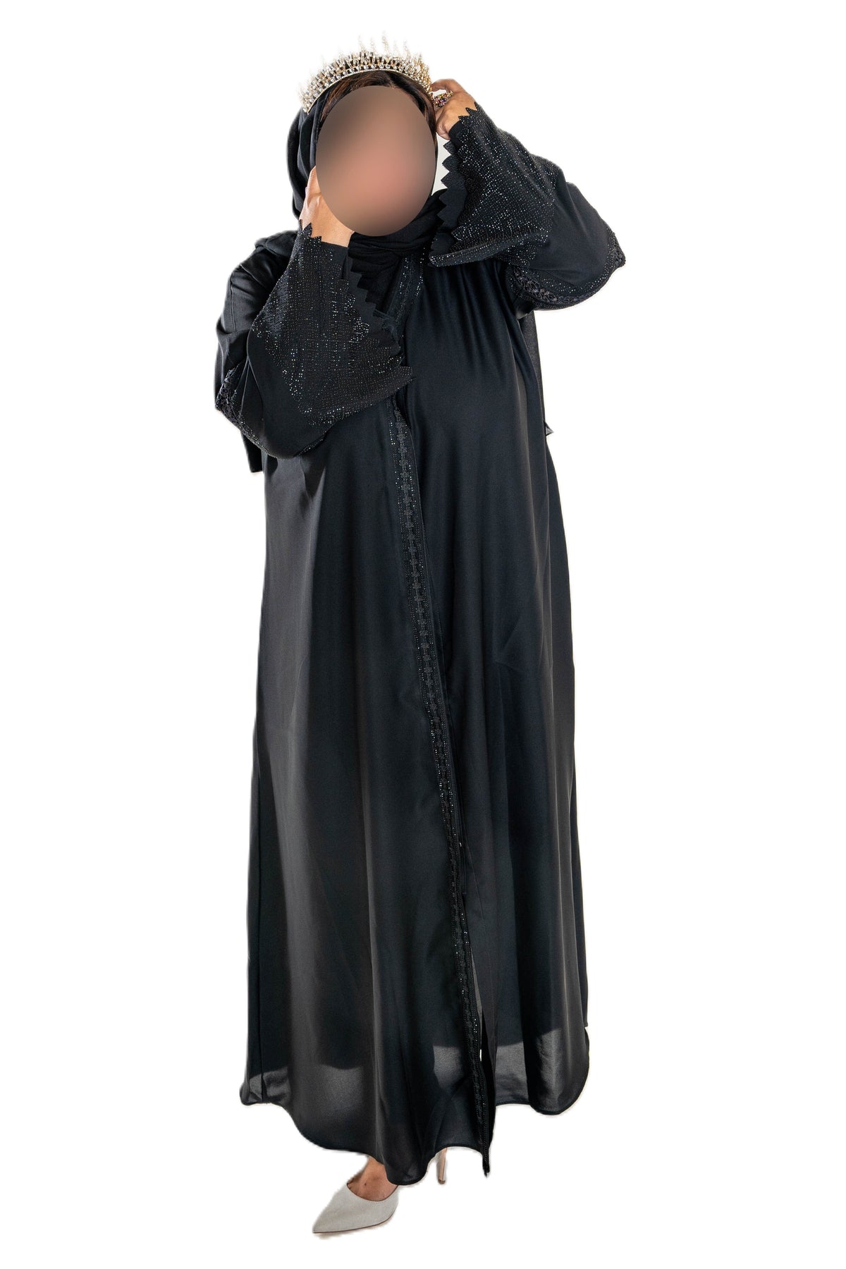 DMC Black Abaya - Professional & Timeless Elegant Look High-Quality Materials Comfortable & Stylish for Any Occasion