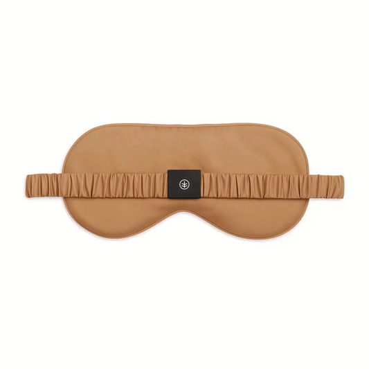 Essential Silk Sleep Eye Mask in Peach (Eucalyptus Silk)