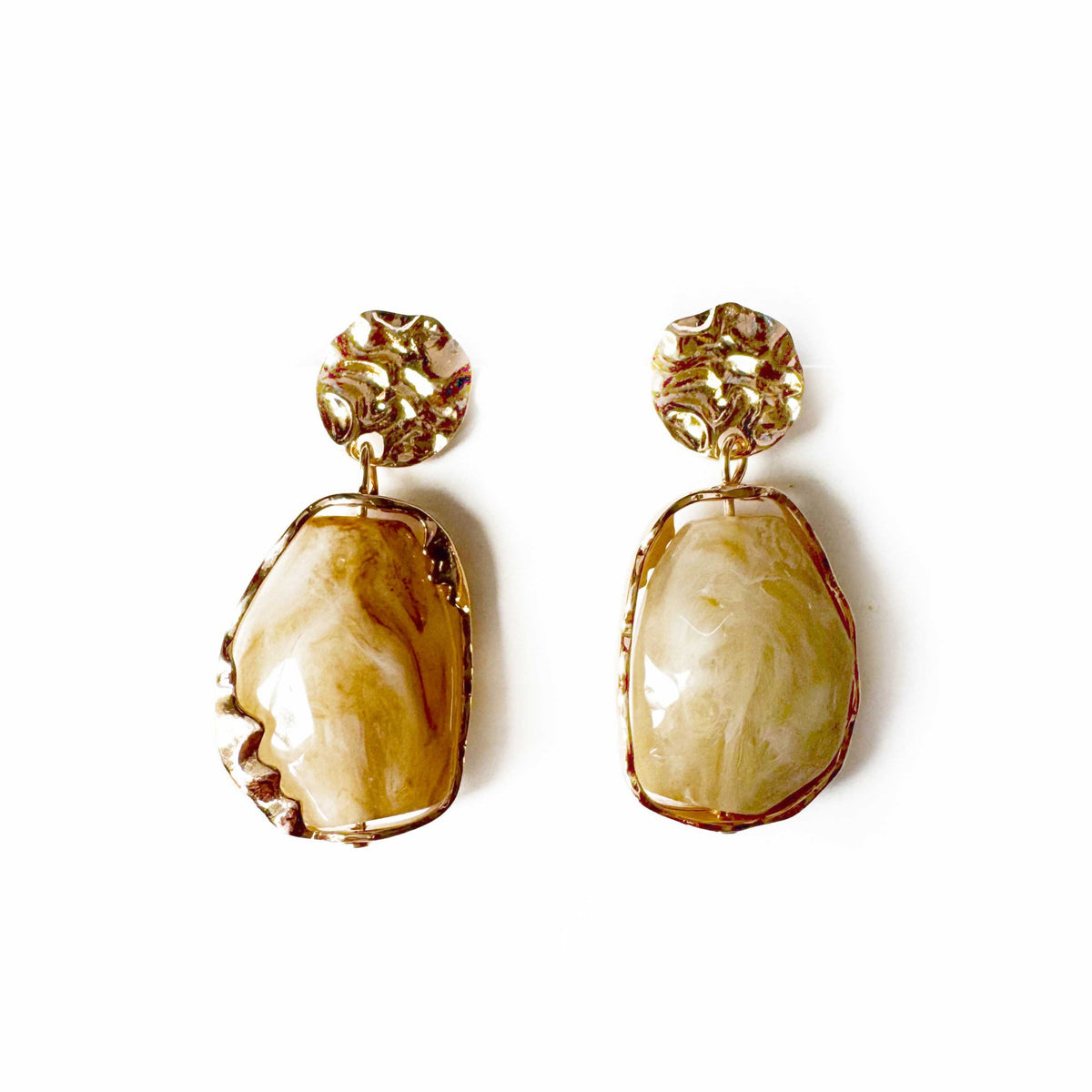 Eva Statement Stone Drop Earrings