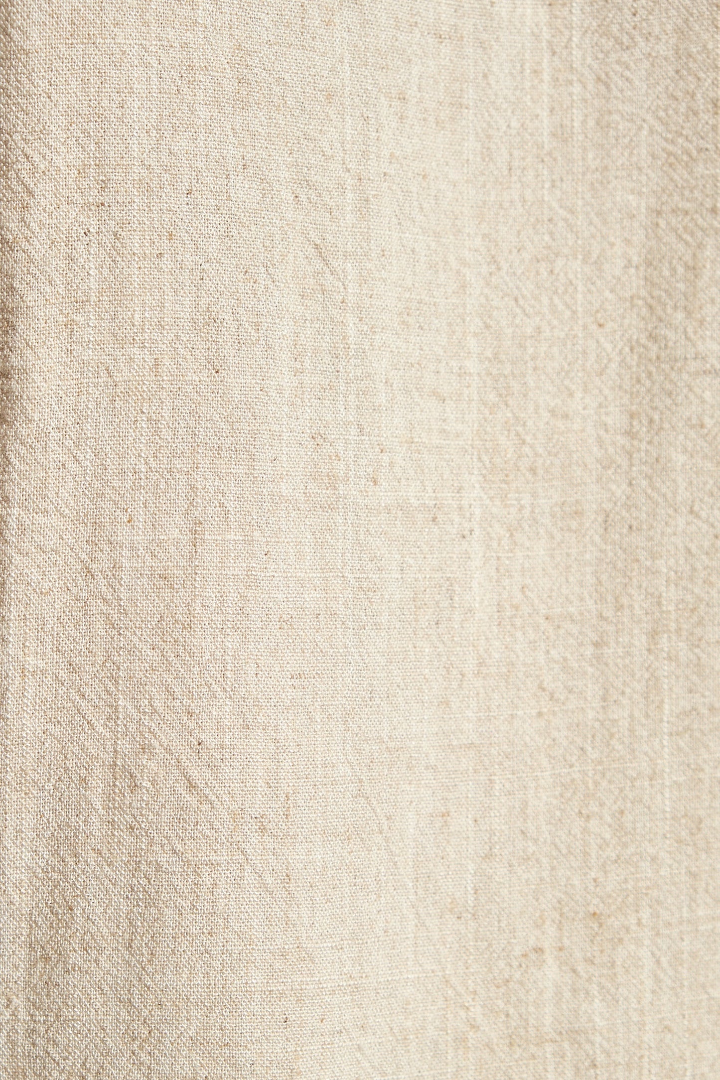 Lloyd Linen Mix Button Side Midi Skirt - Natural