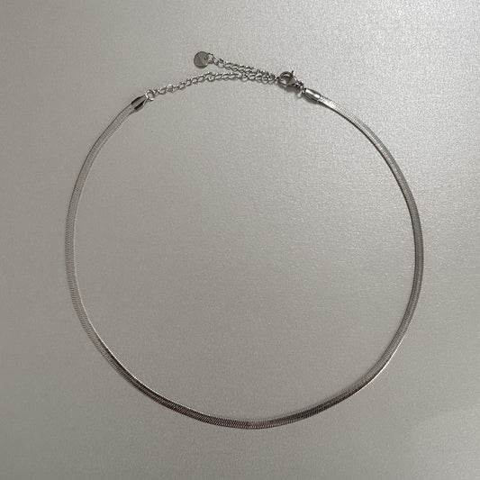Catalina Luxe Silver Choker Necklace