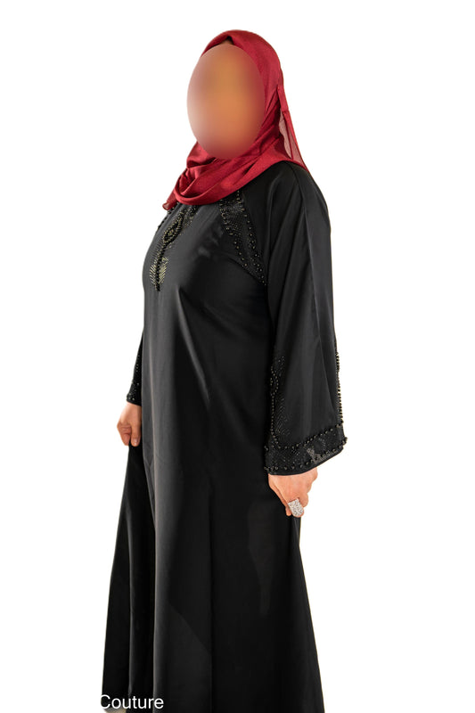 Onyx Beaded Abaya