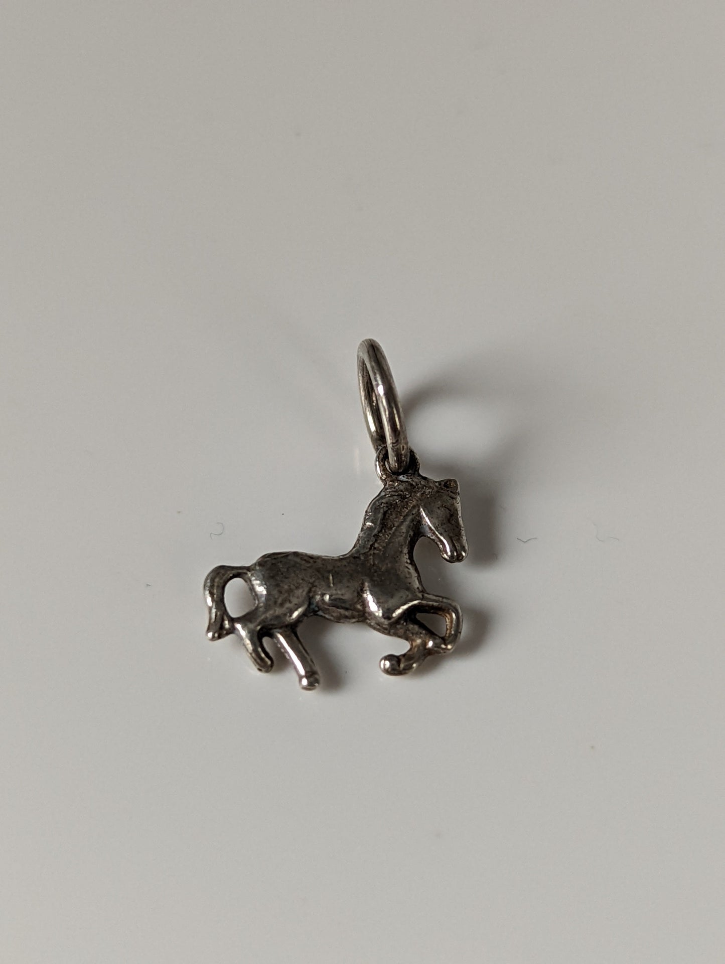 Silver Steed Horse Silver Pendant