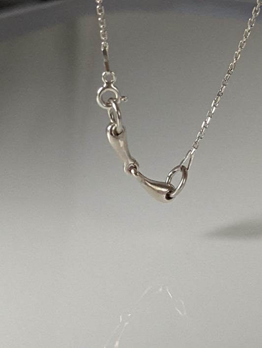Silver Steed Snaffle Necklace