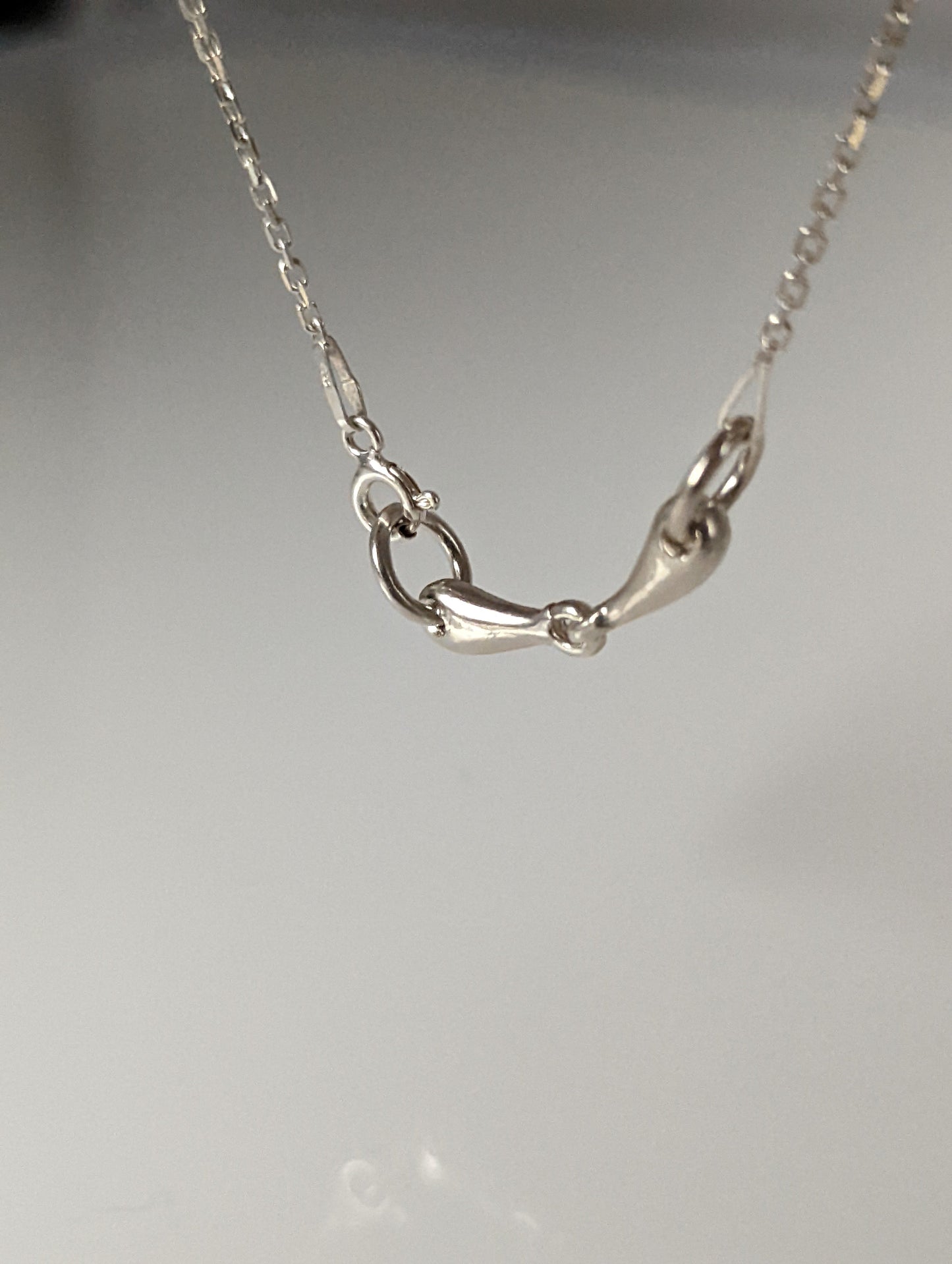 Silver Steed Snaffle Necklace