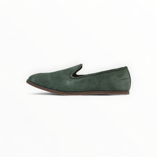 MumbaiLads Mens Kiaan K2 Slip-on Jutti Footwear Green Suede