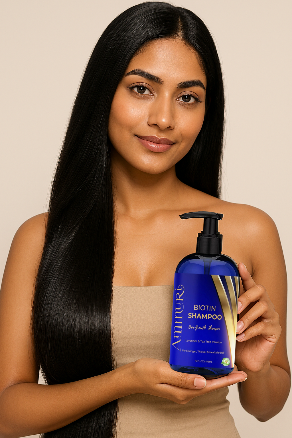 Ammuri Biotin Shampoo - DHT Blocker for Thicker Hair Growth Treatment 473ml Set Of 2