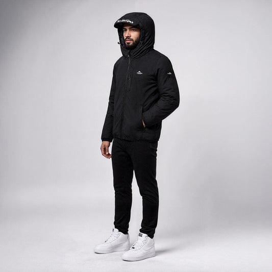 Eyeblock Hooded Windbreaker Jacket