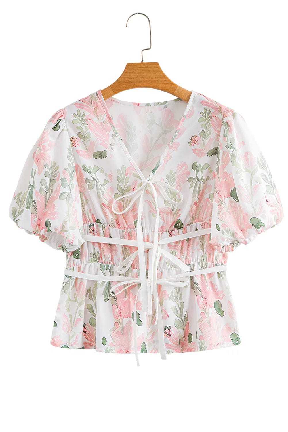 FloraVogue Peplum Blouse