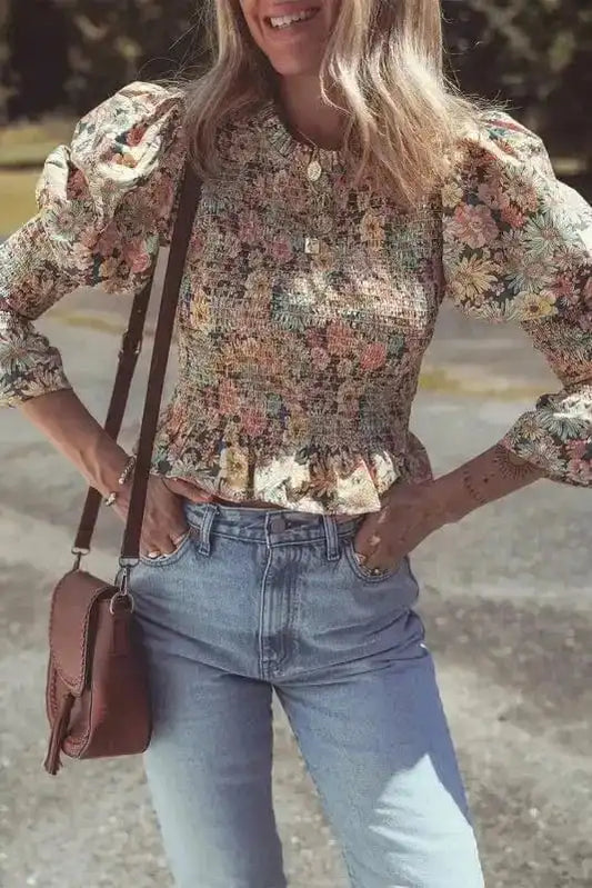 Sunshine Smock Crop Top
