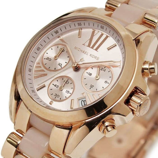 Michael Kors MK6066 Mini Bradshaw Women's Rose Gold Watch