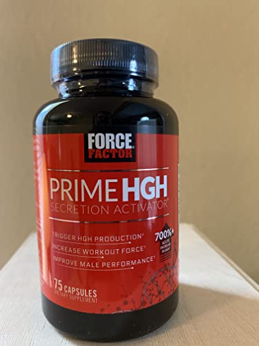 Force Factor Prime HGH Secretion Activator – 2-Pack, 150 Capsules | AlphaSize for HGH Support & Enhanced Workout Performance