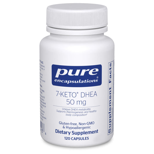 Pure Encapsulations 7-Keto DHEA 50 mg | Supports Thermogenesis & Healthy Body Composition | 120 Capsules