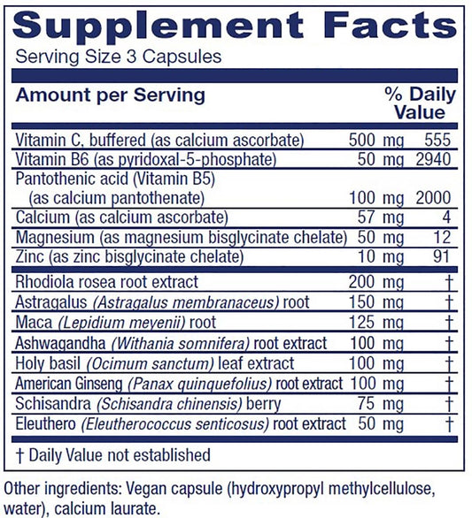 Vitanica Adrenal Assist — Vegan Adrenal Support (180 Count)