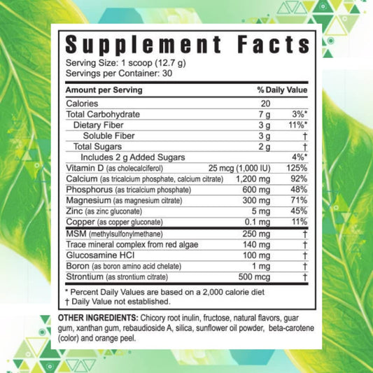 Youngevity Beyond Osteo FX - Tropical Vanilla | Bone Health Multi-Vitamin Powder (6 Canisters)