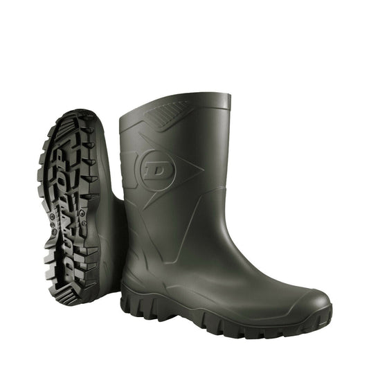 Dunlop Wellington Boots Green Ladies Womens