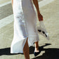 Daisy Linen Dress  - White