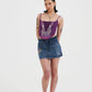 Womens Seam Detail Denim Skirt - Indigo