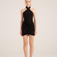 Rachel Black Halter Neck Mini Dress