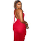 Fashion Women's Wear Elegant Fishtail Dress Sleeveless V-shaped