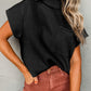 Cozy Oatmeal Sweater Dress - Ribbed Knit with Pockets