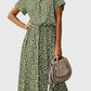 Amber - Printed V-Neck Dress