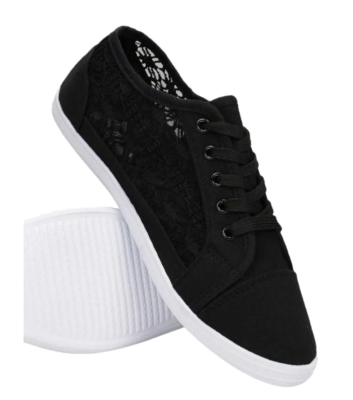 Ladies Lace Design Sneakers – Perfect Blend of Style and Comfort