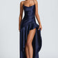 Women's Backless Ruffles Irregular Dress