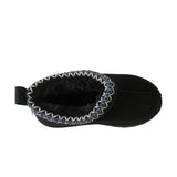 Harmony Girls' Slippers with Faux Suede & Aztec Embroidery