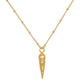 Samira 18k Gold Plated Jewelled Pendant Necklace