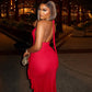 Fashion Women's Wear Elegant Fishtail Dress Sleeveless V-shaped