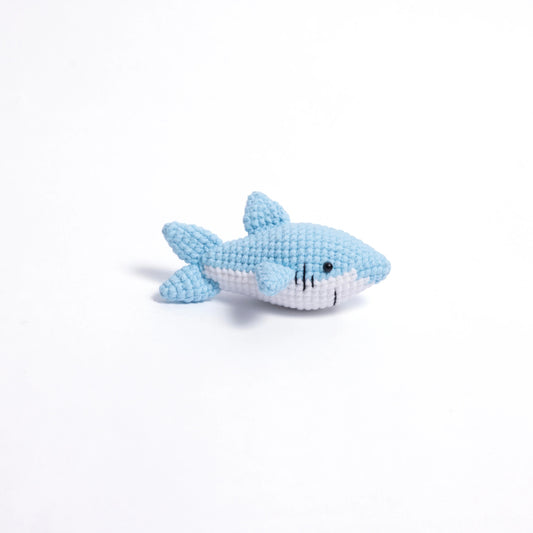 Cheeky Crochet Shark Charm