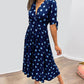 Nipa - Polka Dot V-Neck Dress