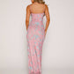 Y2K Slim Flowers Printing Slip Dress Women's Summer Suspender Skirt Vacation Beach Long Dresses