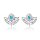 Santorini Turquoise Fan Earrings
