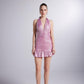 Starry Pink Mini Dress