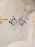 Daisy Pearl Micro Earrings