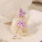 Pearl Bloom Micro Crochet Earrings