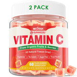 Nextdia 2 Pack Organic Vitamin C Gummies 120mg – Sugar Free, Vegan, Whole Food Vitamin C