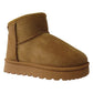 Lianna Girls’ Faux Suede Ankle Boots with Plush Faux Fur Lining – Beige, Camel & Black