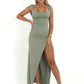 Reniva | Sculpted Maxi Dress