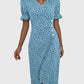 Barbara - Fresh Bloom V-Neck Dress