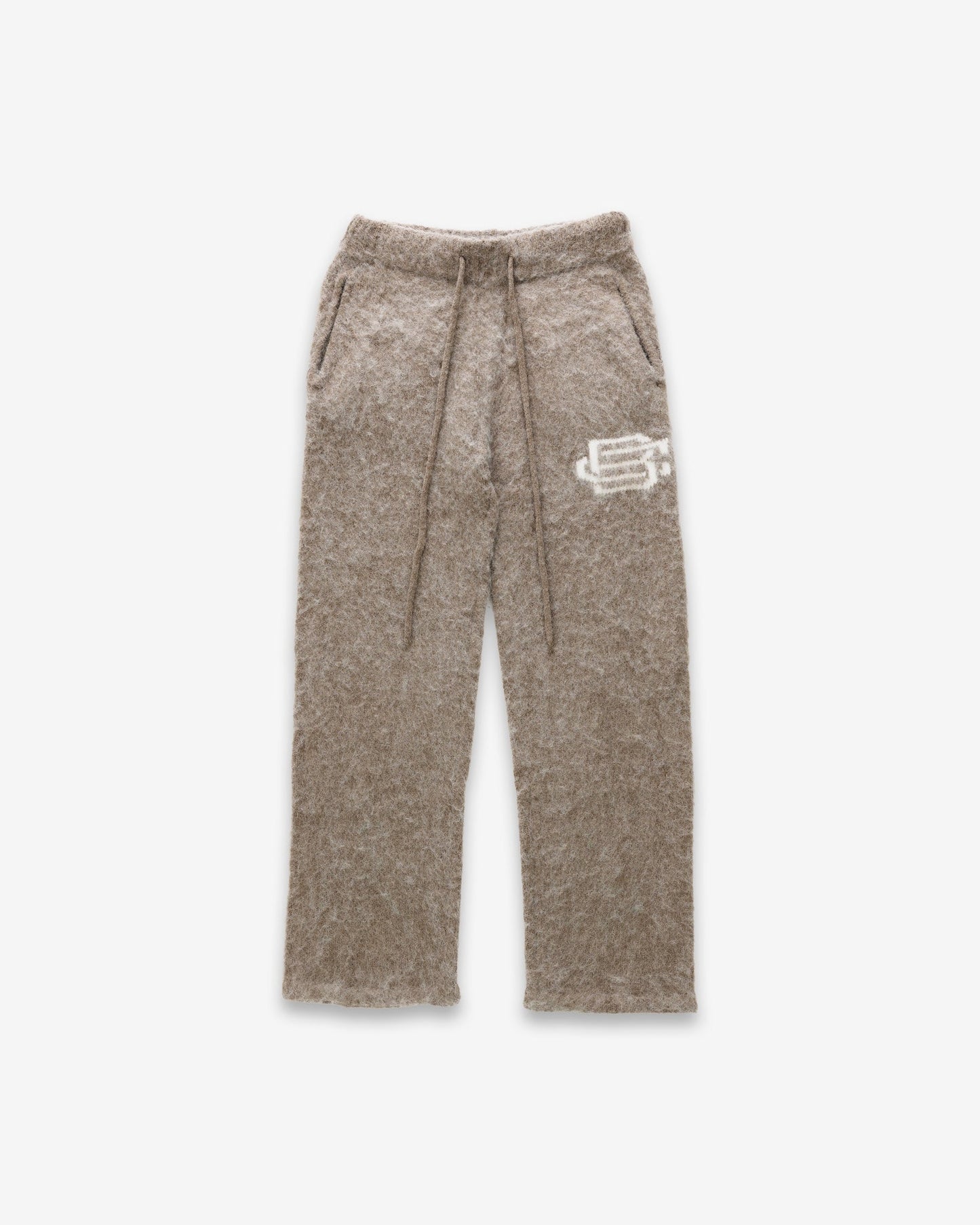 Mohair Knit BC Jogger - Taupe