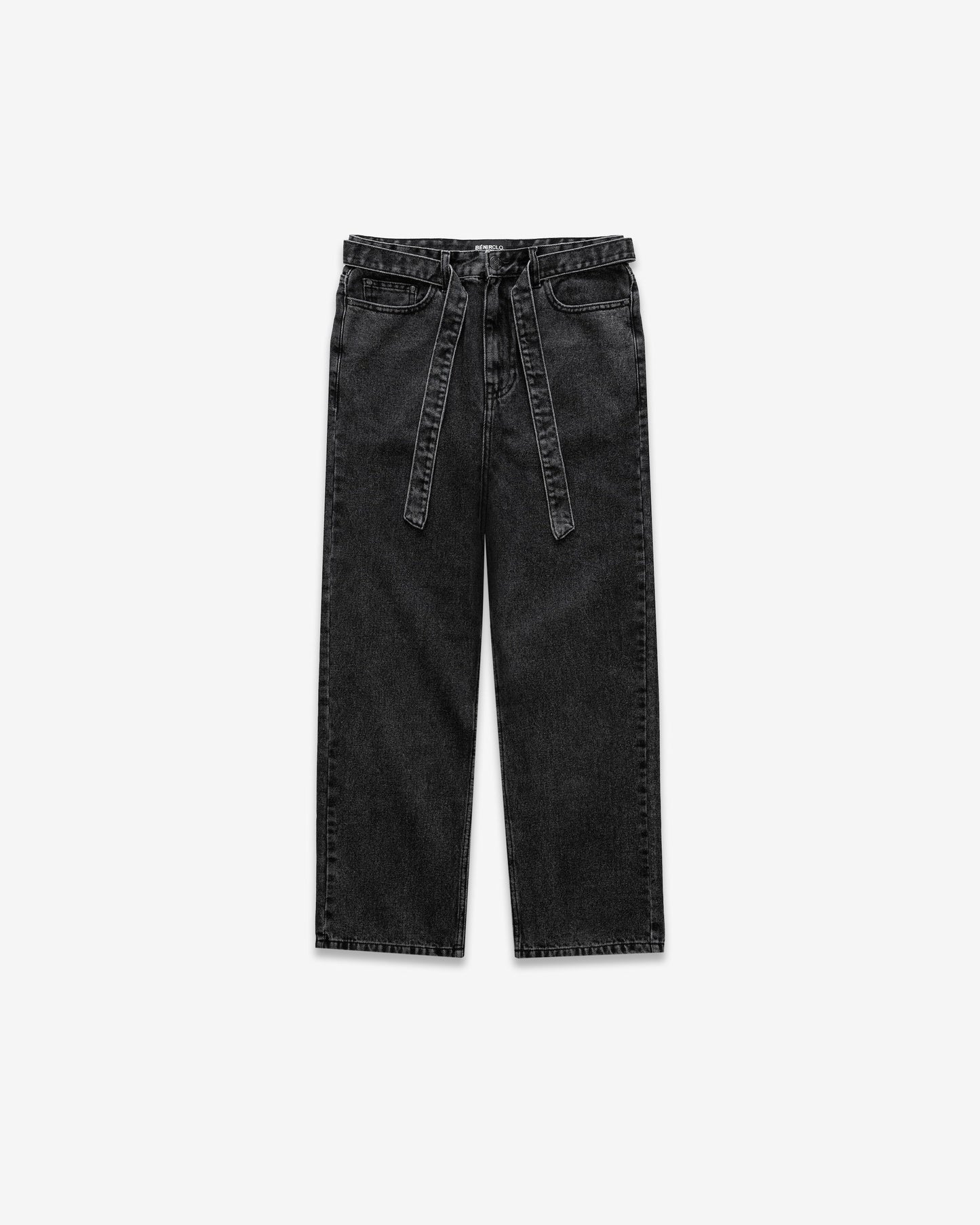 Baggy Washed Denim - Black
