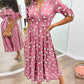 Nipa - Polka Dot V-Neck Dress