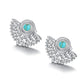 Santorini Turquoise Fan Earrings